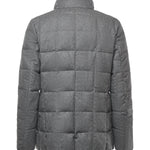 Piumino corto in flanella di lana cardata NAM45510210WGZ B605 FAY 