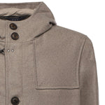 Cappotto in panno di lana e cashmere NAM49510190GAH C205 FAY 