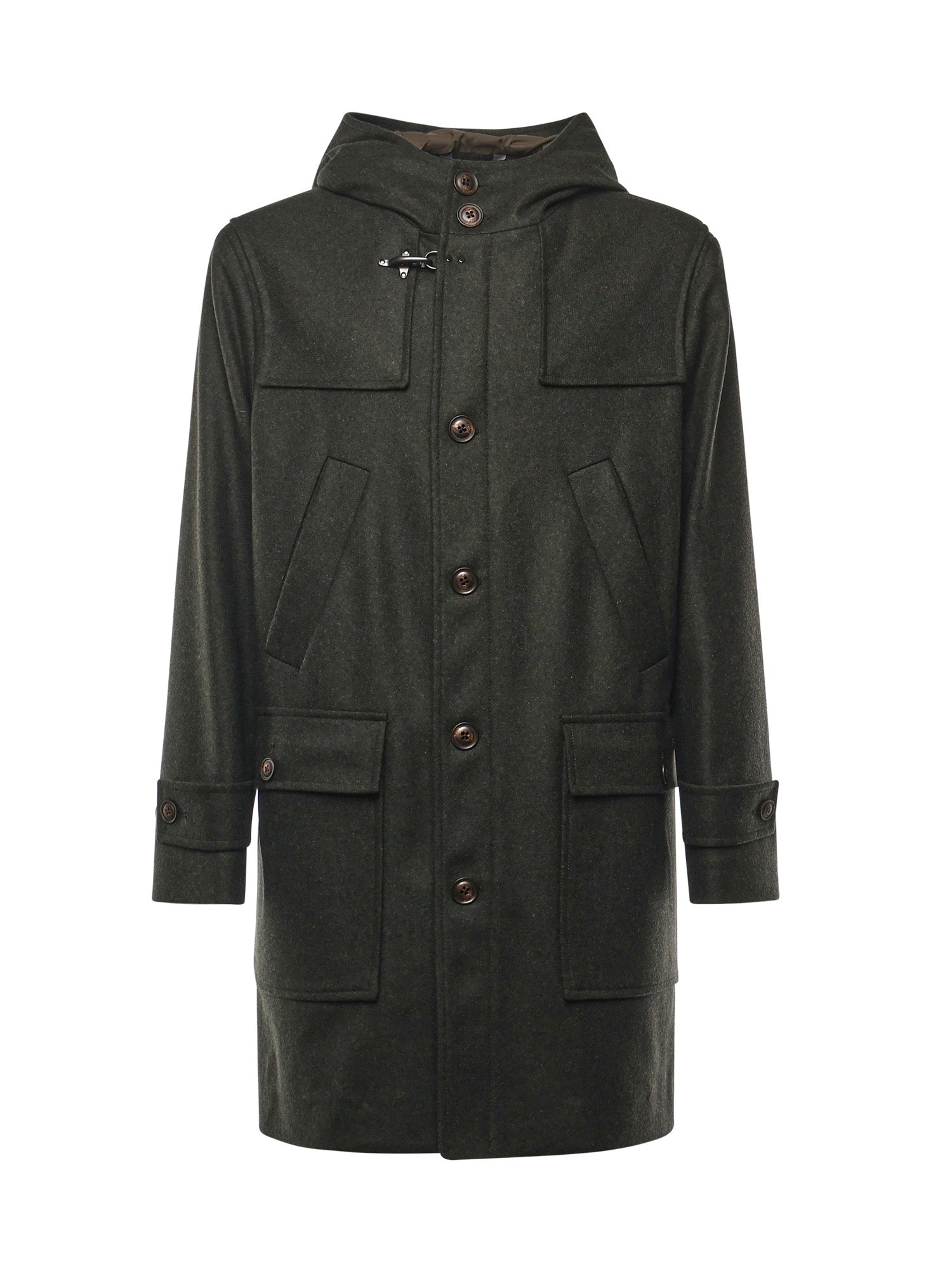 Cappotto in panno di lana e cashmere<BR/> NAM49510190GAH V622 FAY 