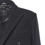 Cappotto doppiopetto in jersey di lana NAM5151018JXLQ U808 FAY 