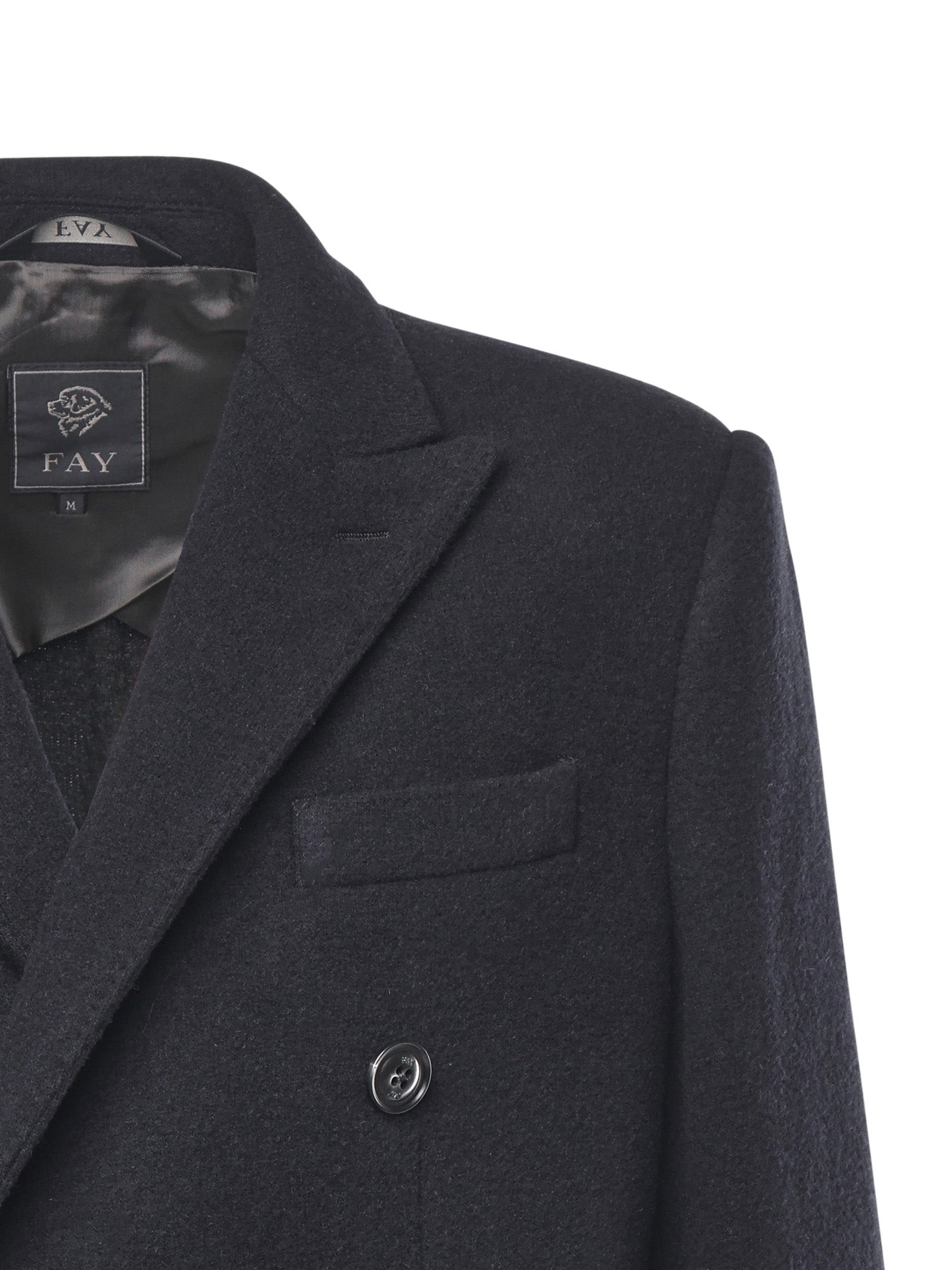 Cappotto doppiopetto in jersey di lana NAM5151018JXLQ U808 FAY 