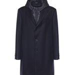 Cappotto monopetto con cappuccio NAM59410540 SBFU808 FAY 