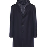 Cappotto monopetto con cappuccio NAM59410540 SBFU808 FAY 