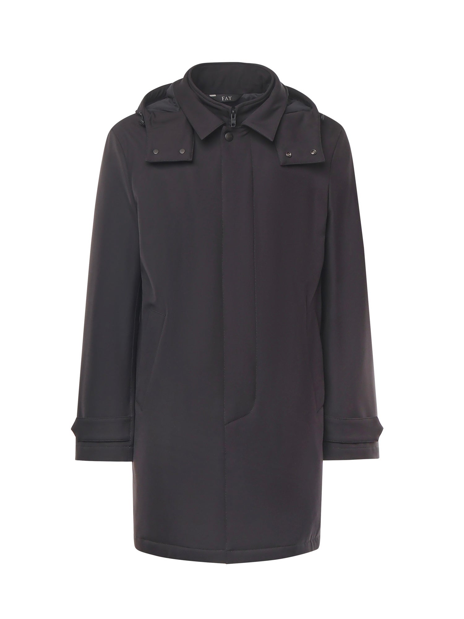 Morning coat travel in jersey stretch NAM6151037JXRF B999 FAY 
