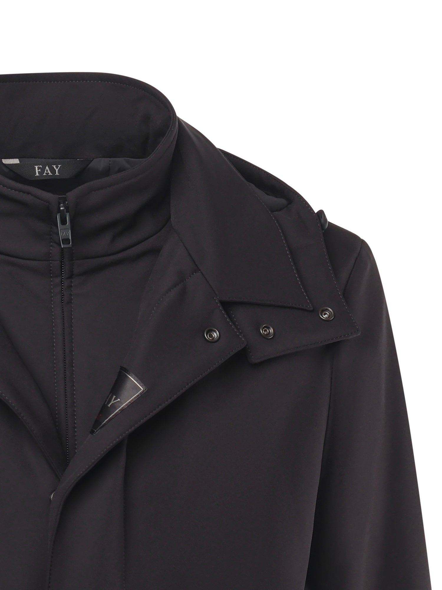 Morning coat travel in jersey stretch NAM6151037JXRF B999 FAY 