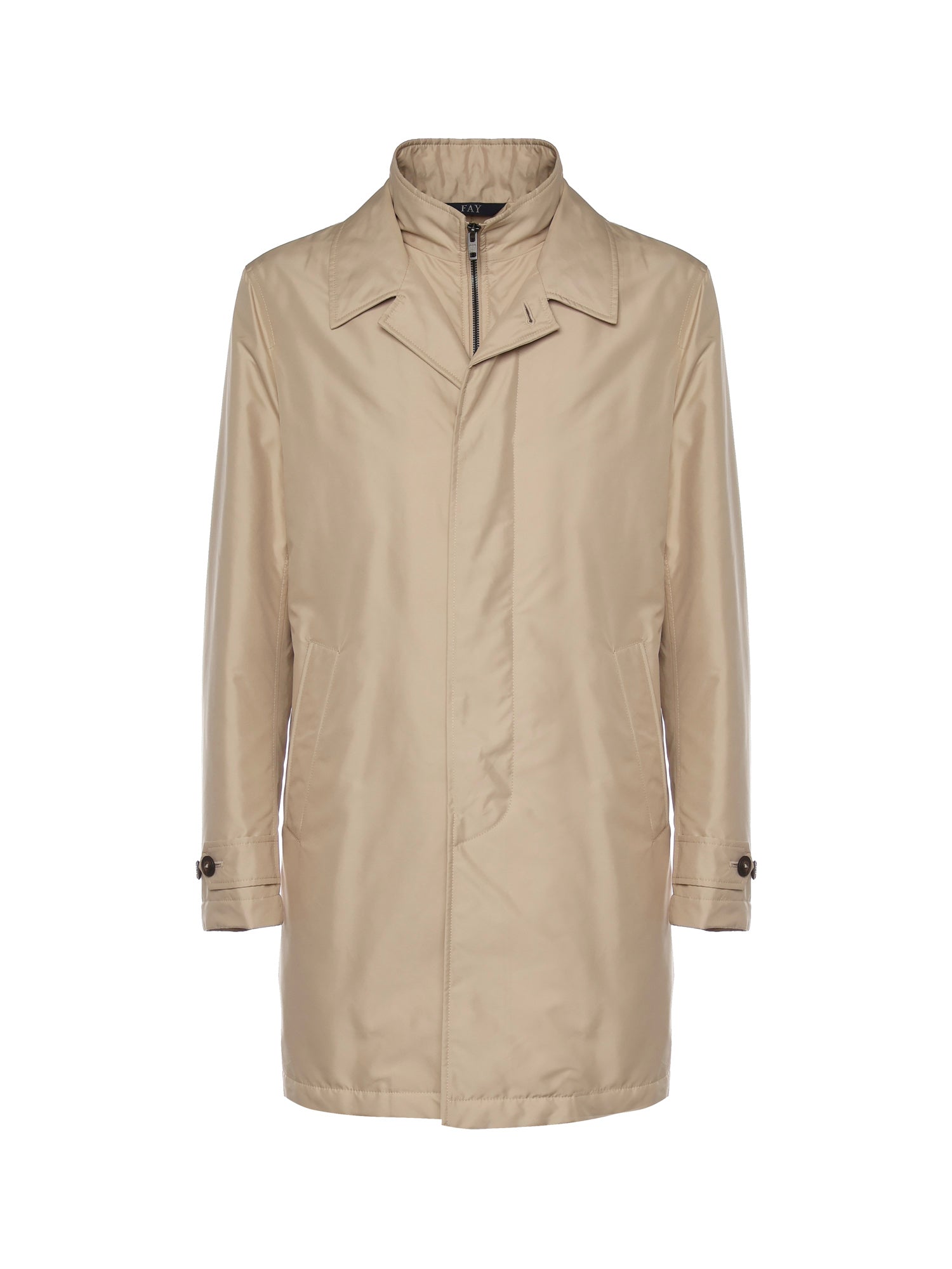 Morning coat in popeline tecnico NAM62510160AXX C003 FAY 