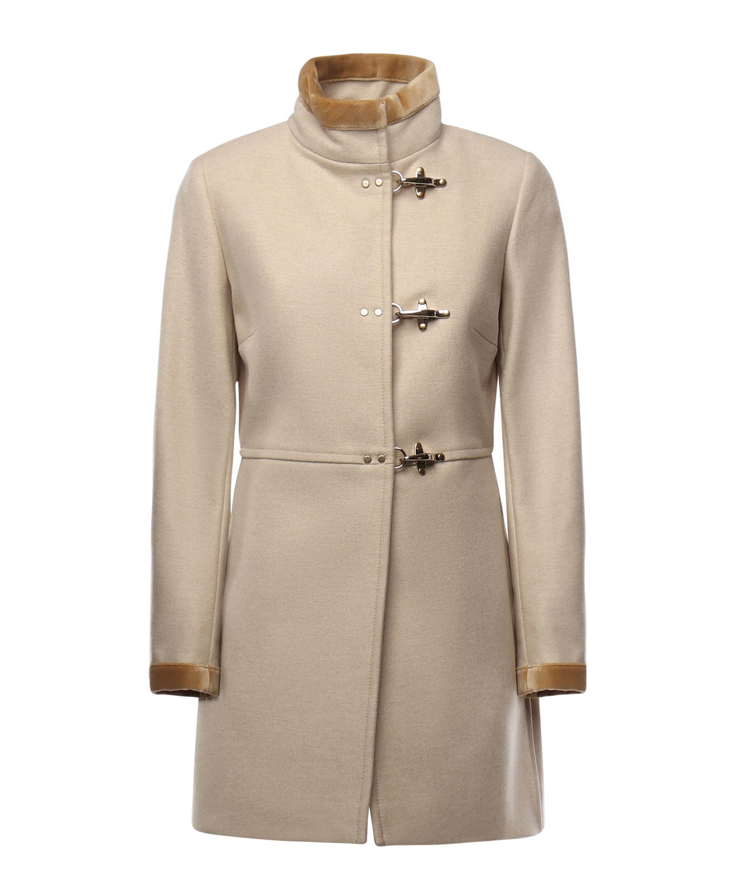 Cappotto Virginia in panno di lana mélange NAW50514000XMY C002 FAY 