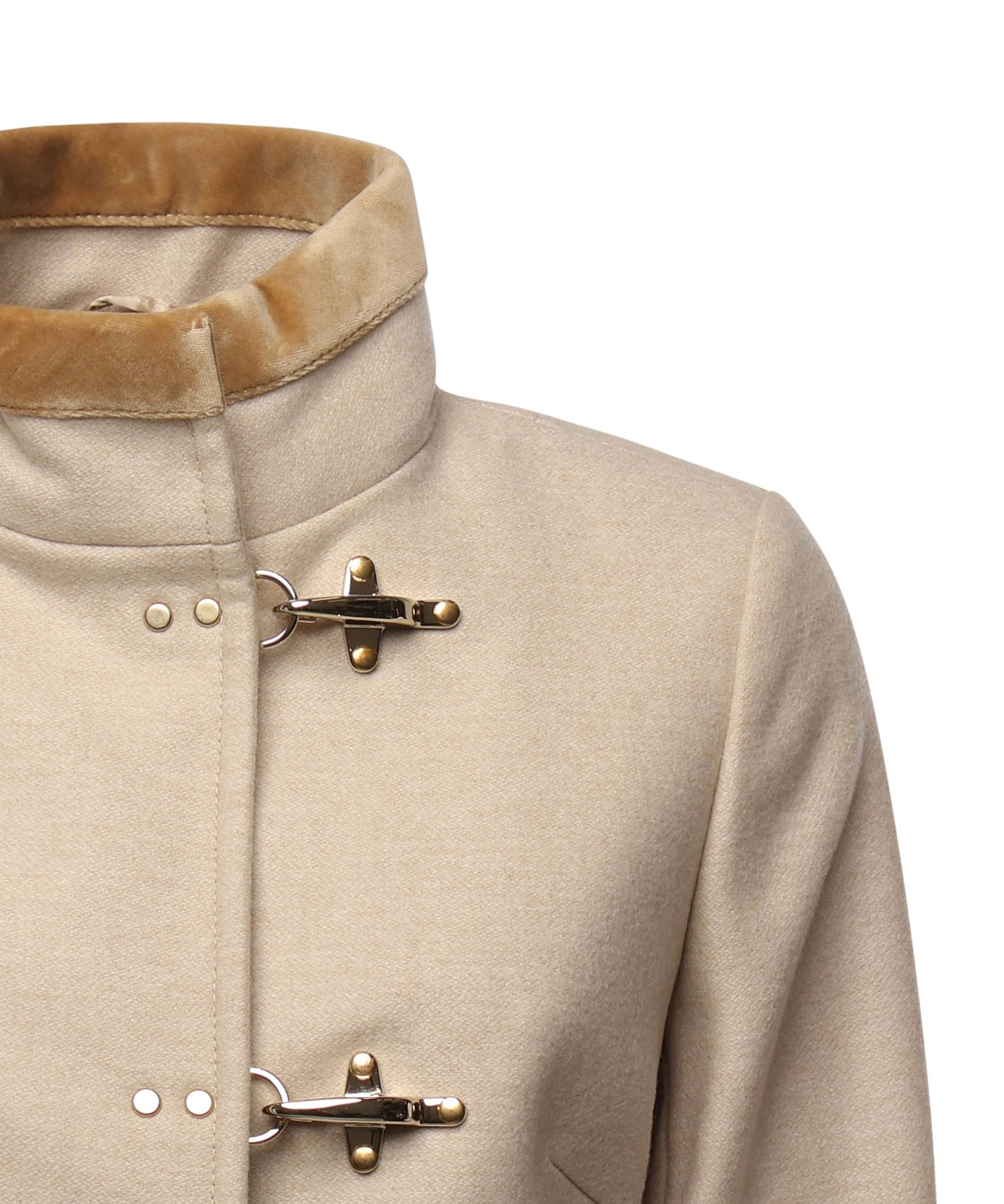 Cappotto Virginia in panno di lana mélange NAW50514000XMY C002 FAY 
