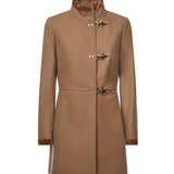 Cappotto Virginia in panno di lana mélange NAW50514000XMY C813 FAY 