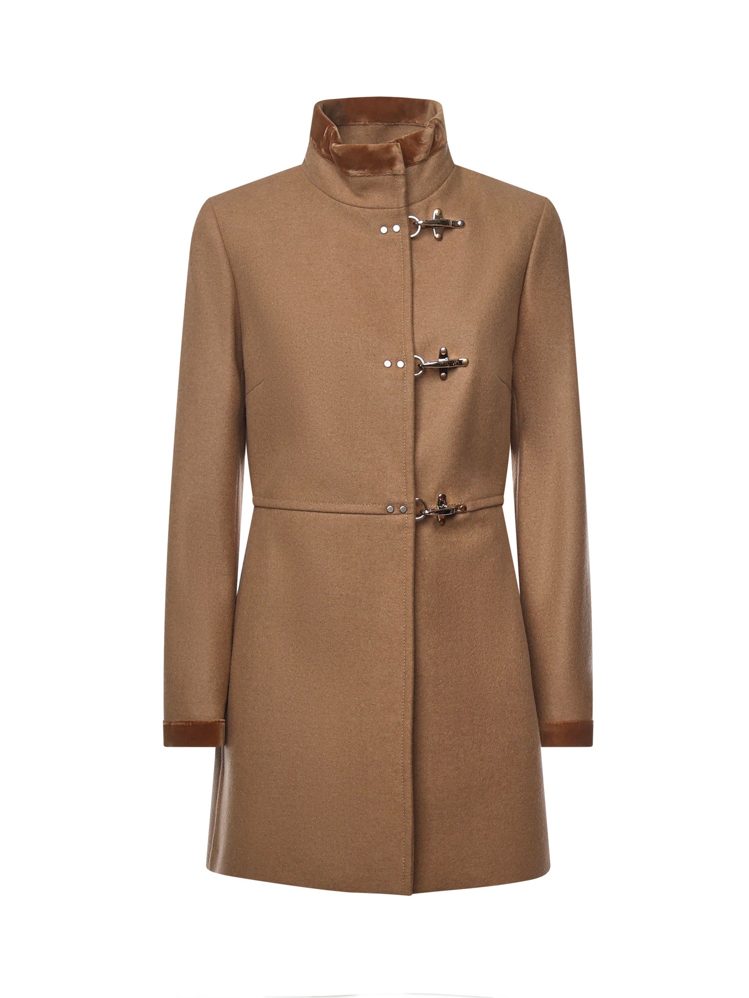 Cappotto Virginia in panno di lana mélange NAW50514000XMY C813 FAY 