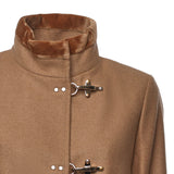 Cappotto Virginia in panno di lana mélange NAW50514000XMY C813 FAY 