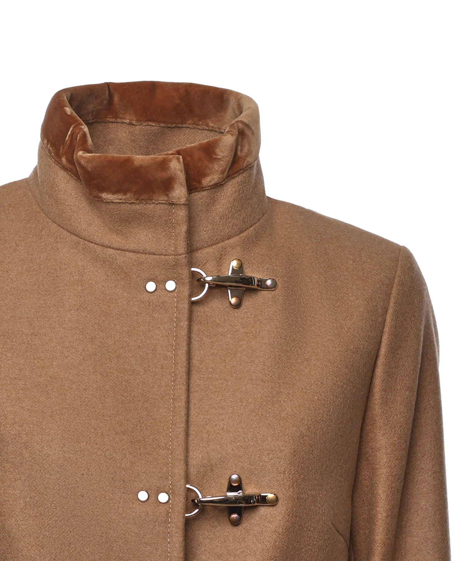 Cappotto Virginia in panno di lana mélange NAW50514000XMY C813 FAY 
