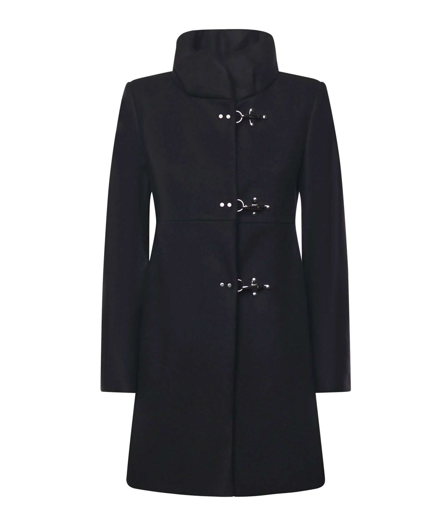 Cappotto Romantic in panno di lana mélange NAW5051Y050SGL B999 FAY 
