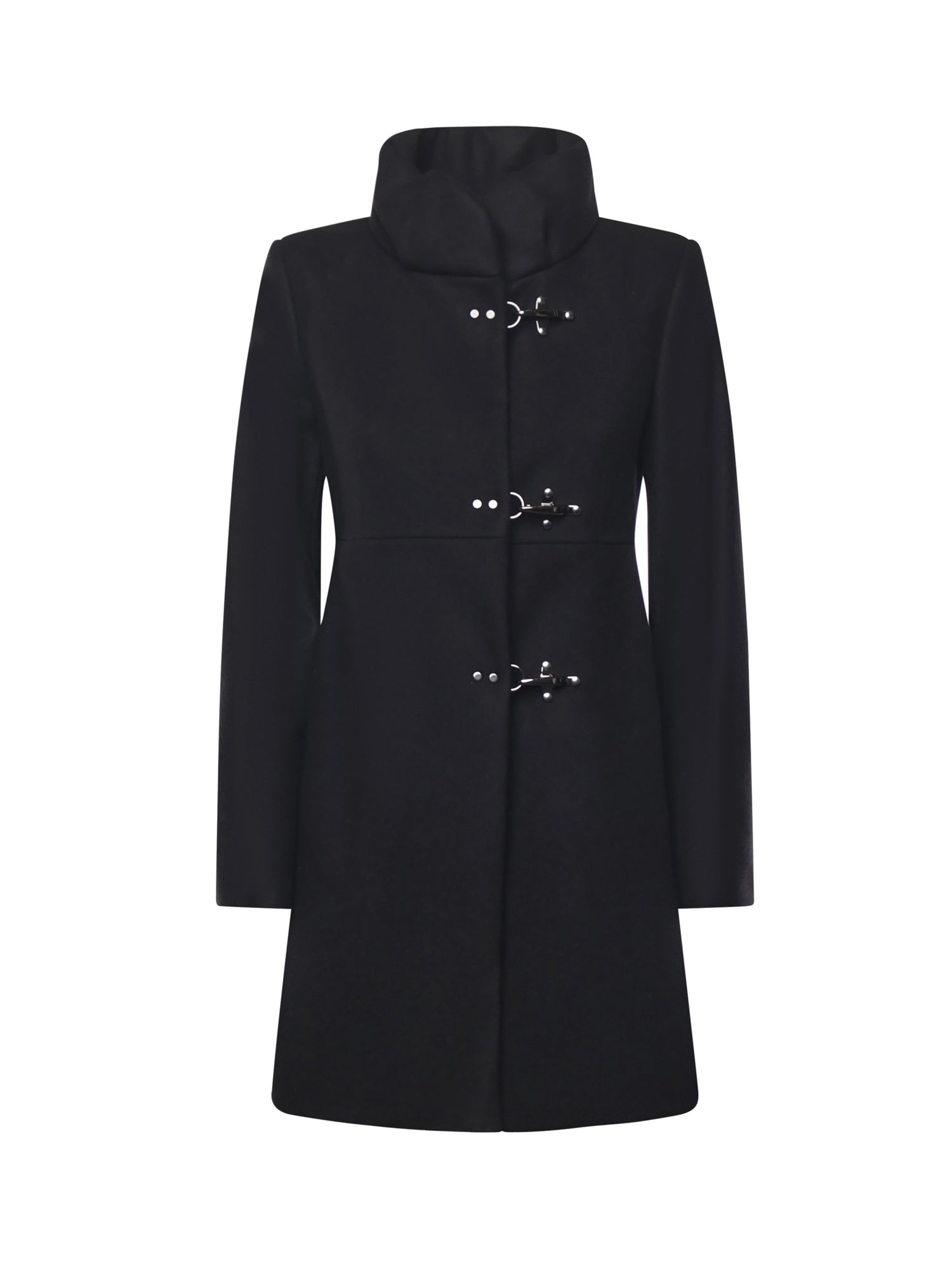 Cappotto Romantic in panno di lana mélange NAW5051Y050SGL B999 FAY 