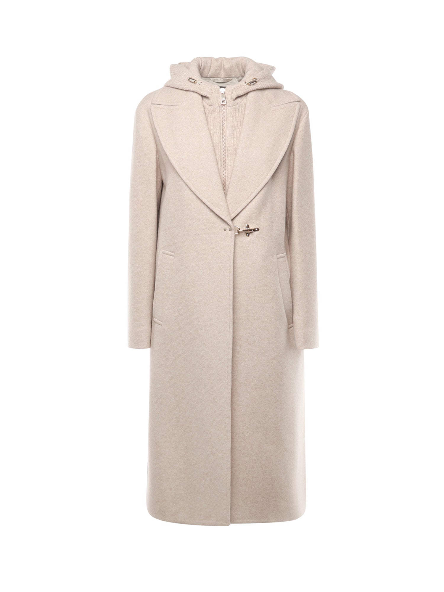 Cappotto double front in jersey di lana NAW5951333JXQB C205 FAY 
