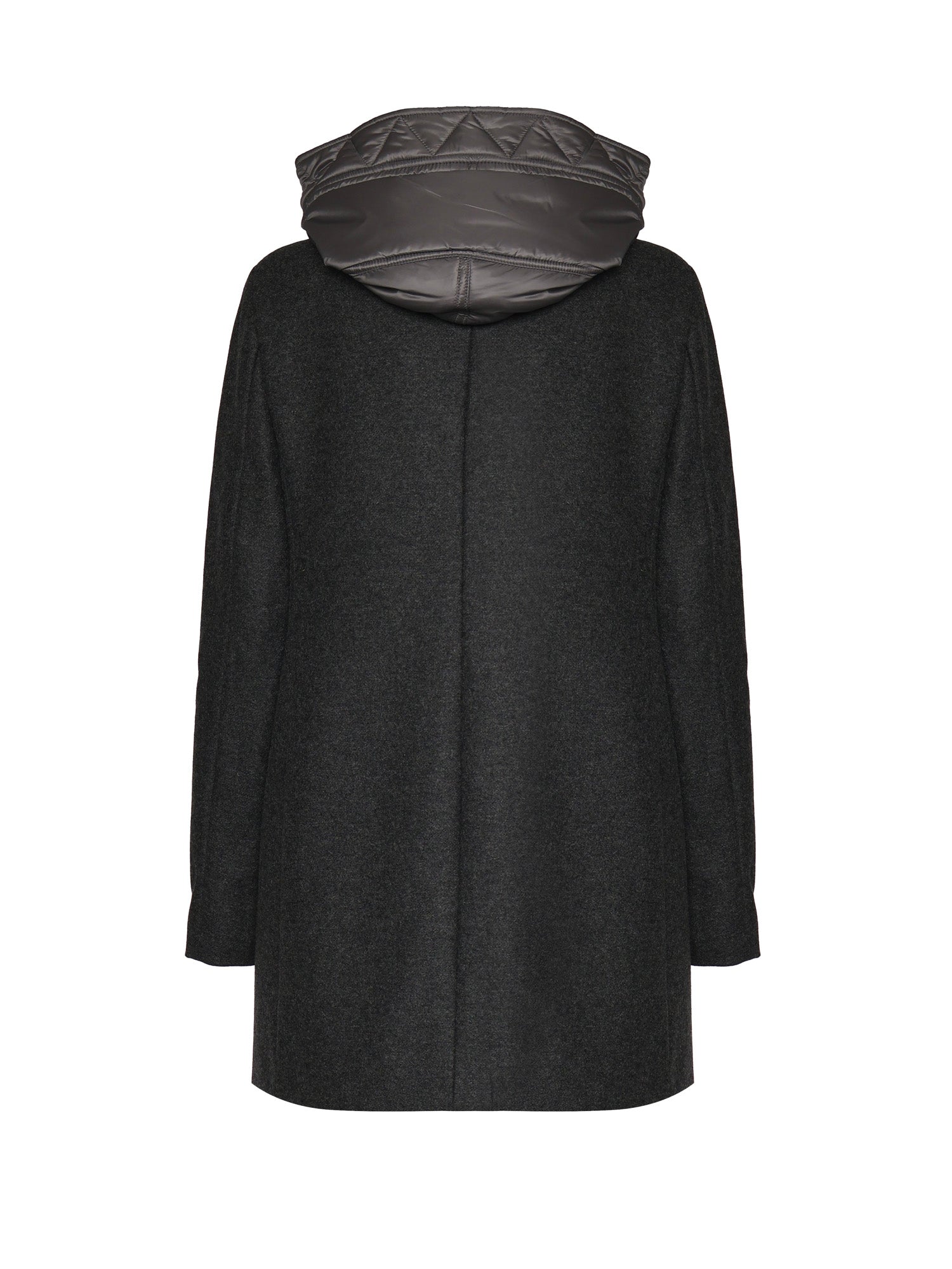 Toggle Coat in panno di lana mélange<BR/> NAW59513430XMY B803 FAY 