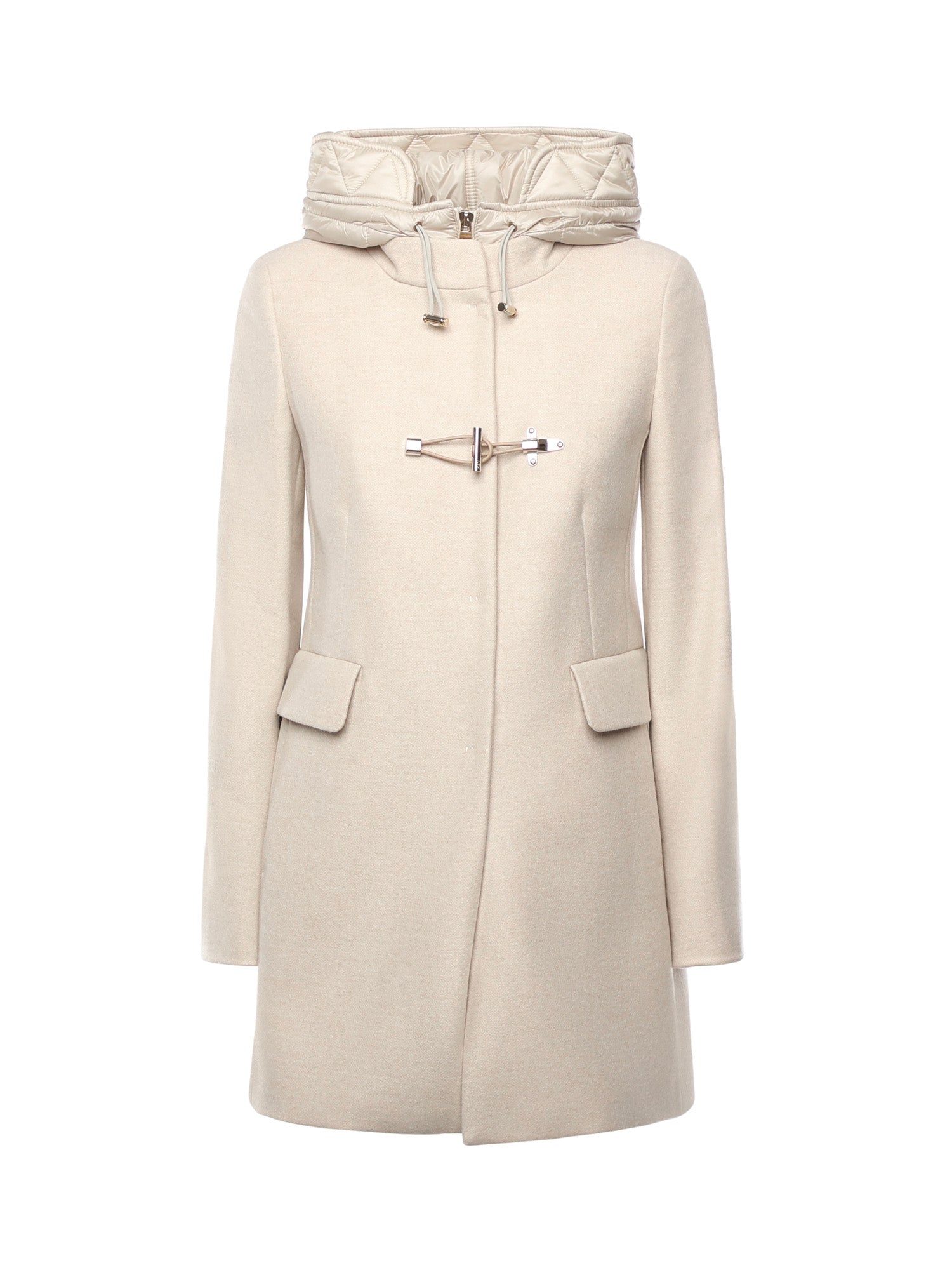 Toggle Coat in panno di lana mélange<BR/> NAW59513430XMY C002 FAY 