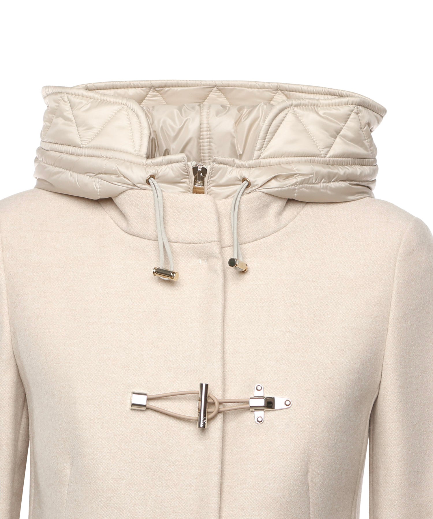 Toggle Coat in panno di lana mélange<BR/> NAW59513430XMY C002 FAY 