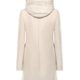 Toggle Coat in panno di lana mélange<BR/> NAW59513430XMY C002 FAY 