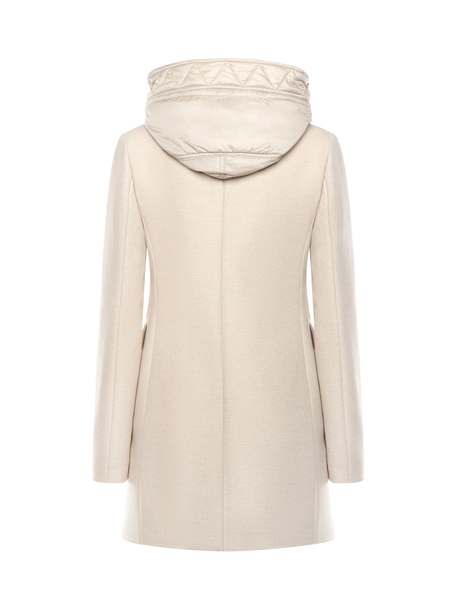 Toggle Coat in panno di lana mélange<BR/> NAW59513430XMY C002 FAY 