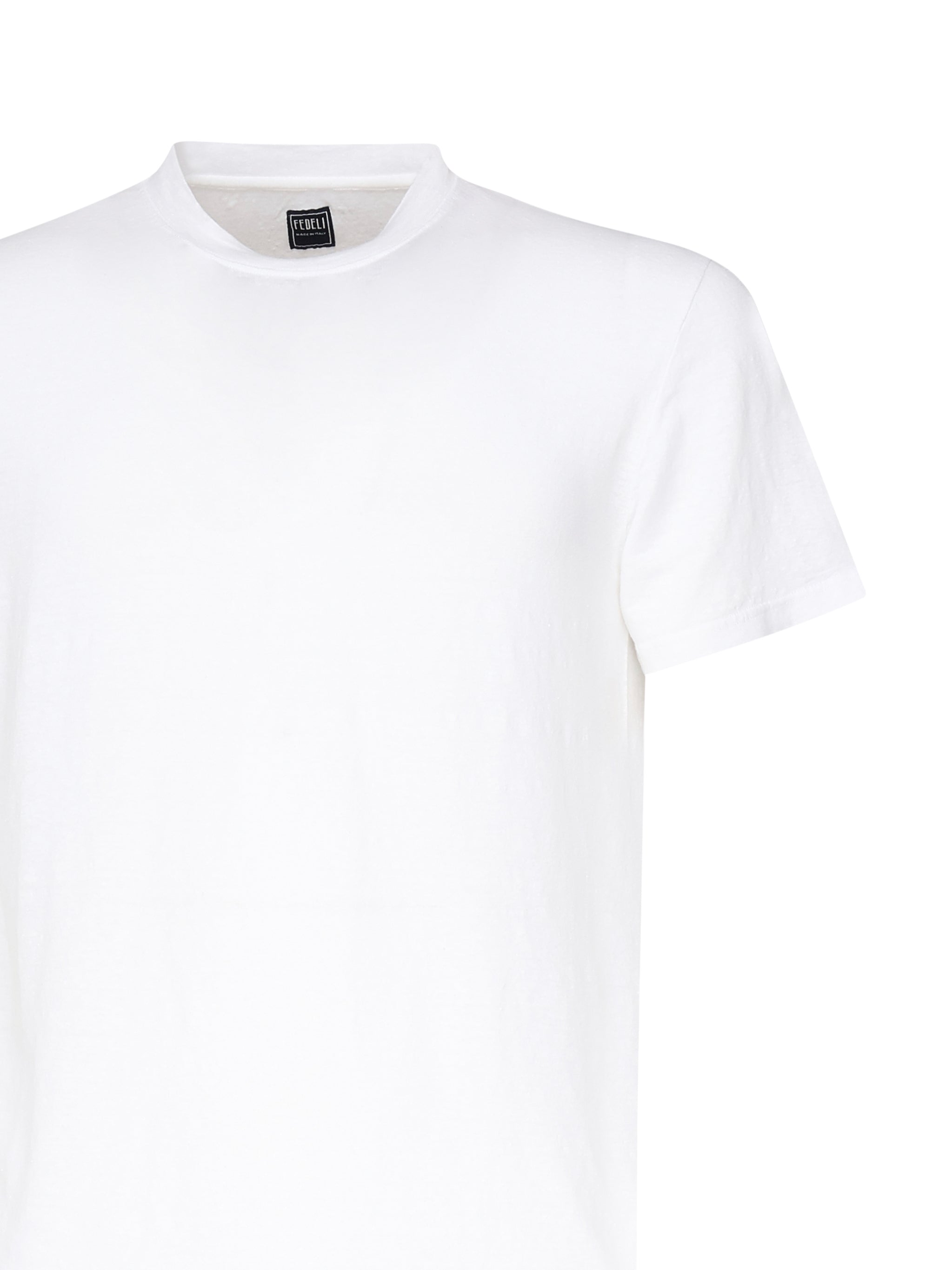T-shirt in lino<BR/> 8UED0151 41 FEDELI 