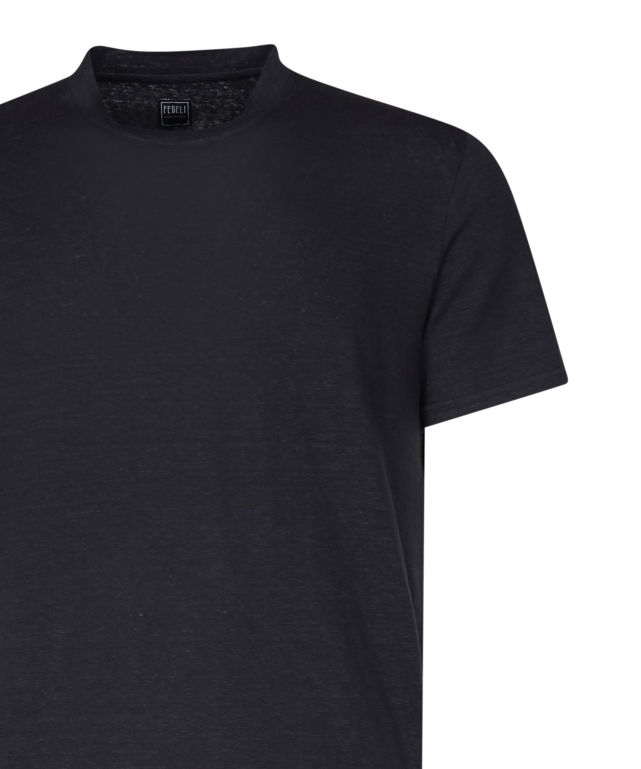 T-shirt in lino<BR/> 8UED0151 626 FEDELI 