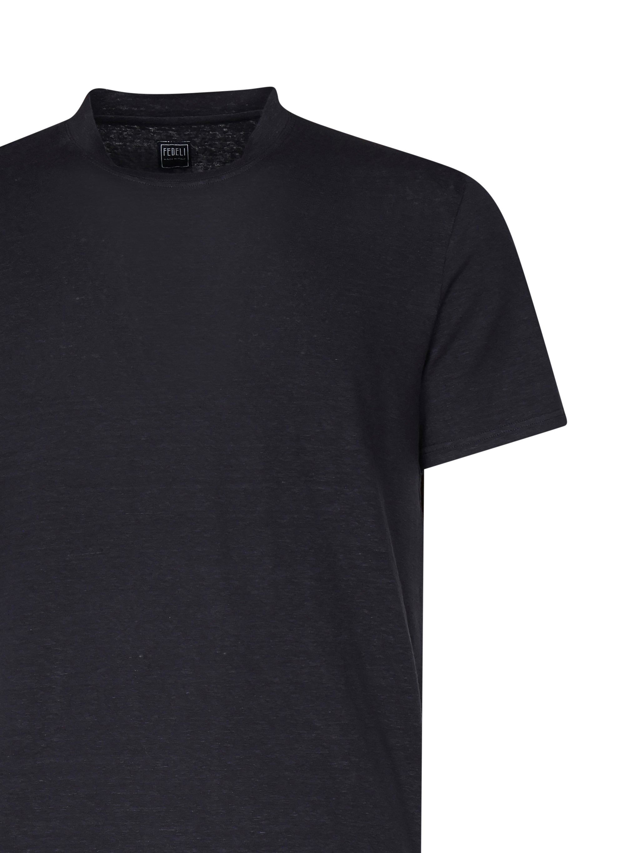 T-shirt in lino<BR/> 8UED0151 626 FEDELI 