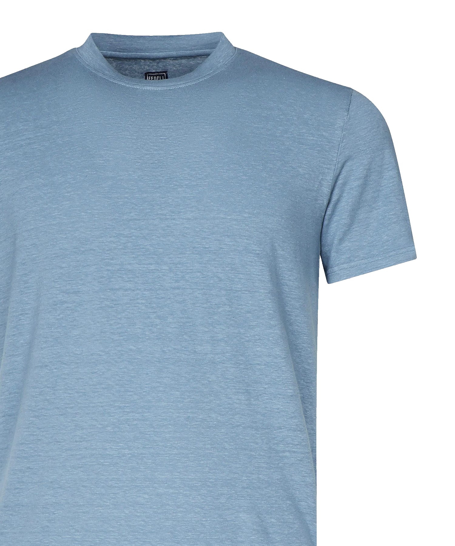 T-shirt in lino<BR/> 8UED0151 917 FEDELI 