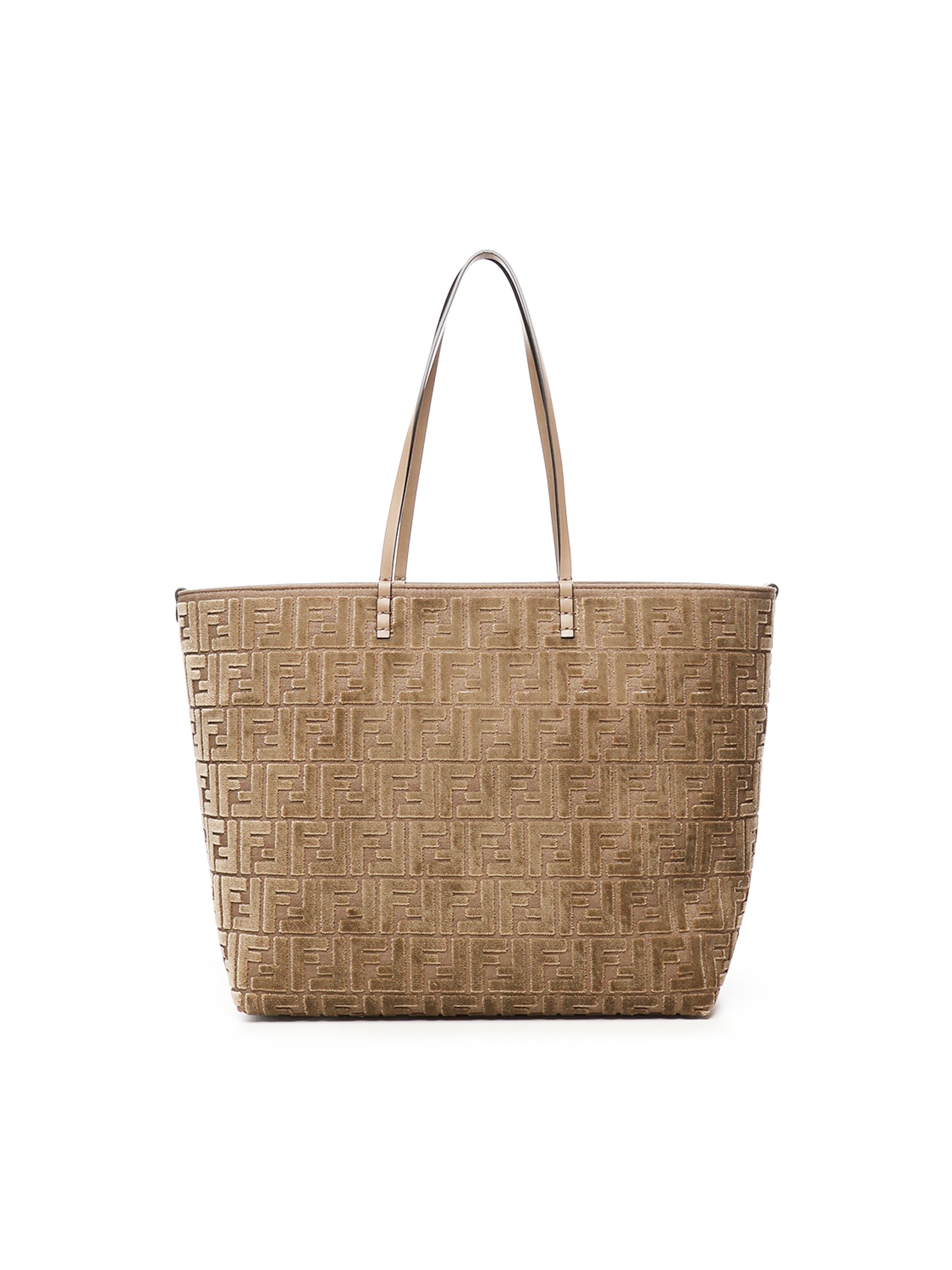 Tote bag velluto FF jacquard 8BH425 AT14F1QDO FENDI 