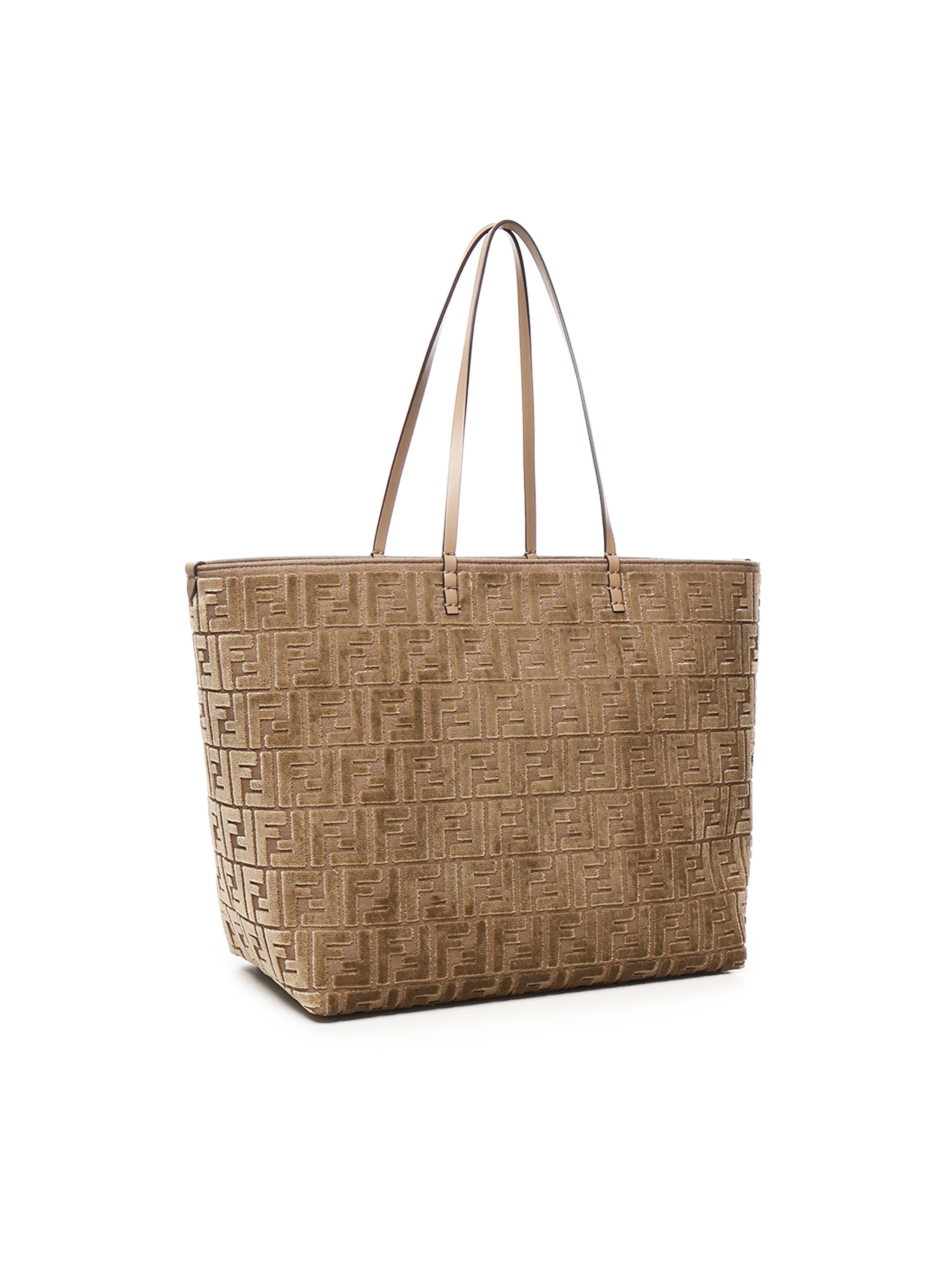 Tote bag velluto FF jacquard 8BH425 AT14F1QDO FENDI 