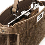 Borsa Peekaboo Small FF jacquard 8BN327 AT14F0EMR FENDI 