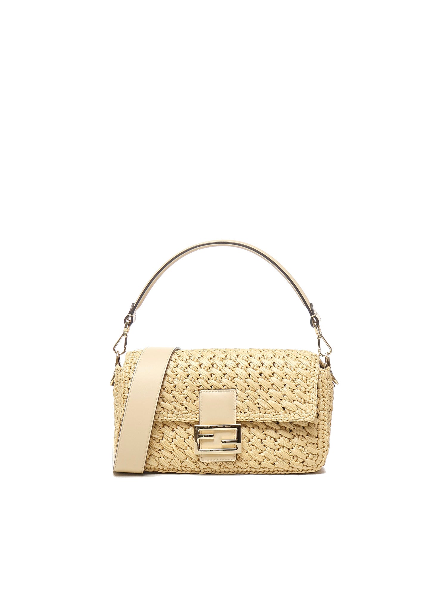 Borsa Baguette in fibra di viscosa crochet 8BR600 AV26F1PIY FENDI 