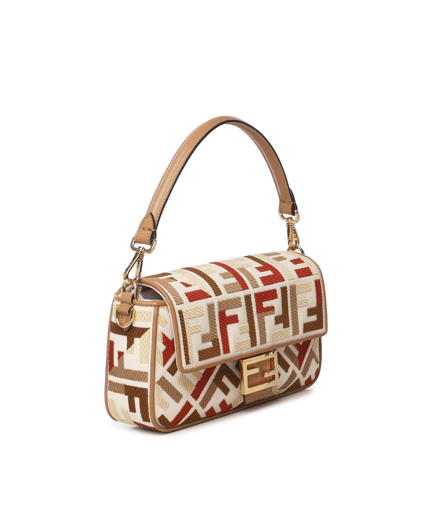 Borsa Baguette in canvas FF Jacquard 8BR600 AYDFF1TVK FENDI 