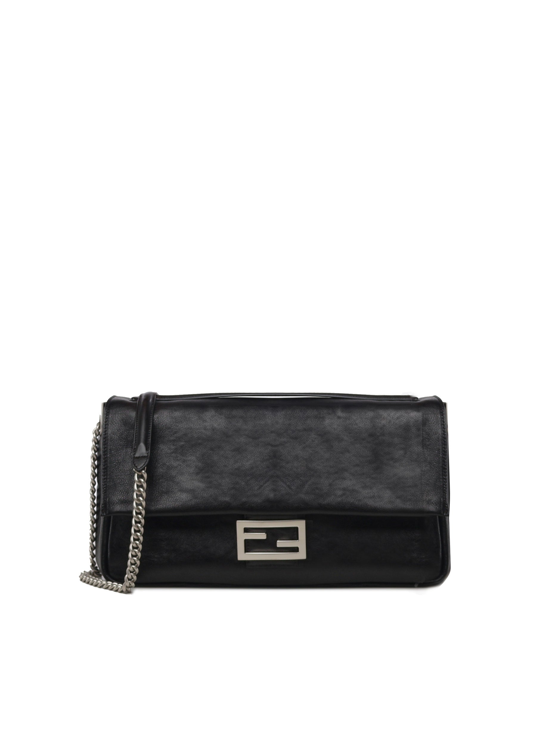 Borsa Baguette Chain large in pelle 8BR828 AS7AF1QD0 FENDI 