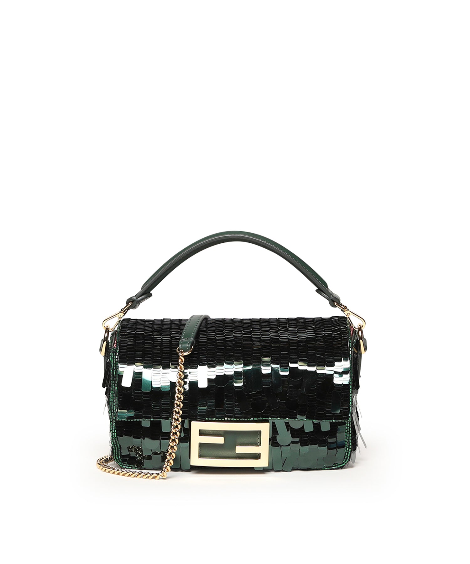 Borsa Baguette® Mini con paillettes 8BS017 AMP0F1TV5 FENDI 