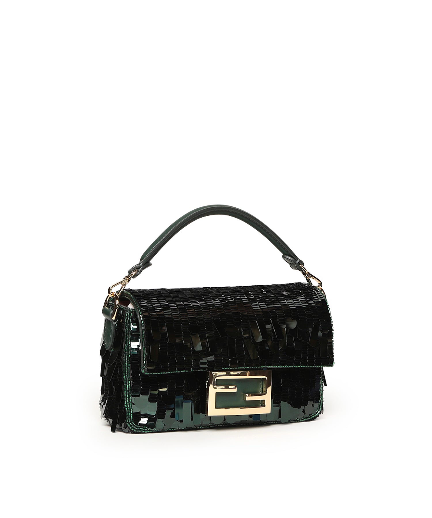 Borsa Baguette® Mini con paillettes 8BS017 AMP0F1TV5 FENDI 