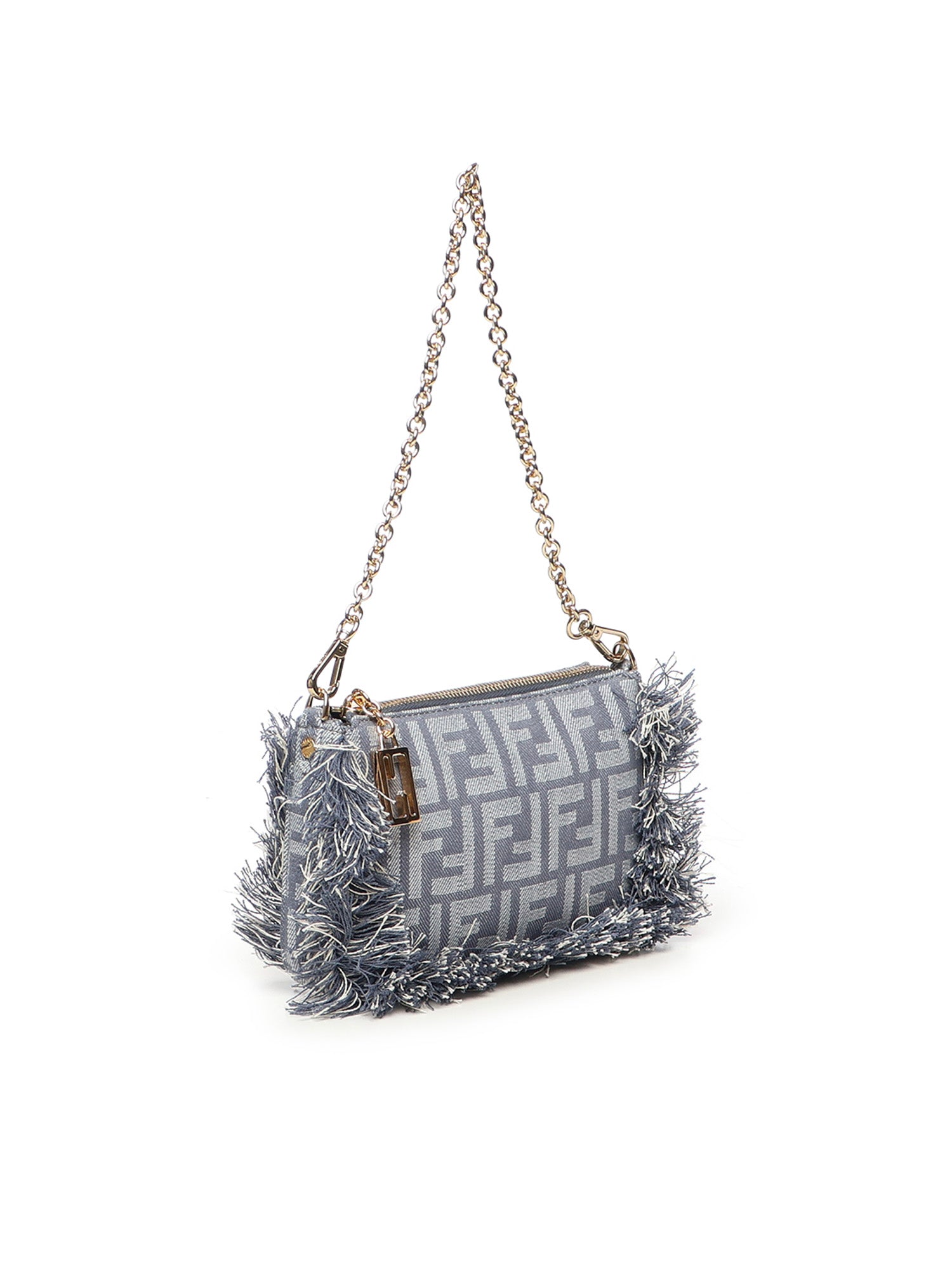Pouch Baguette FF Jacquard 8BS073 AUT4F1SXQ FENDI 