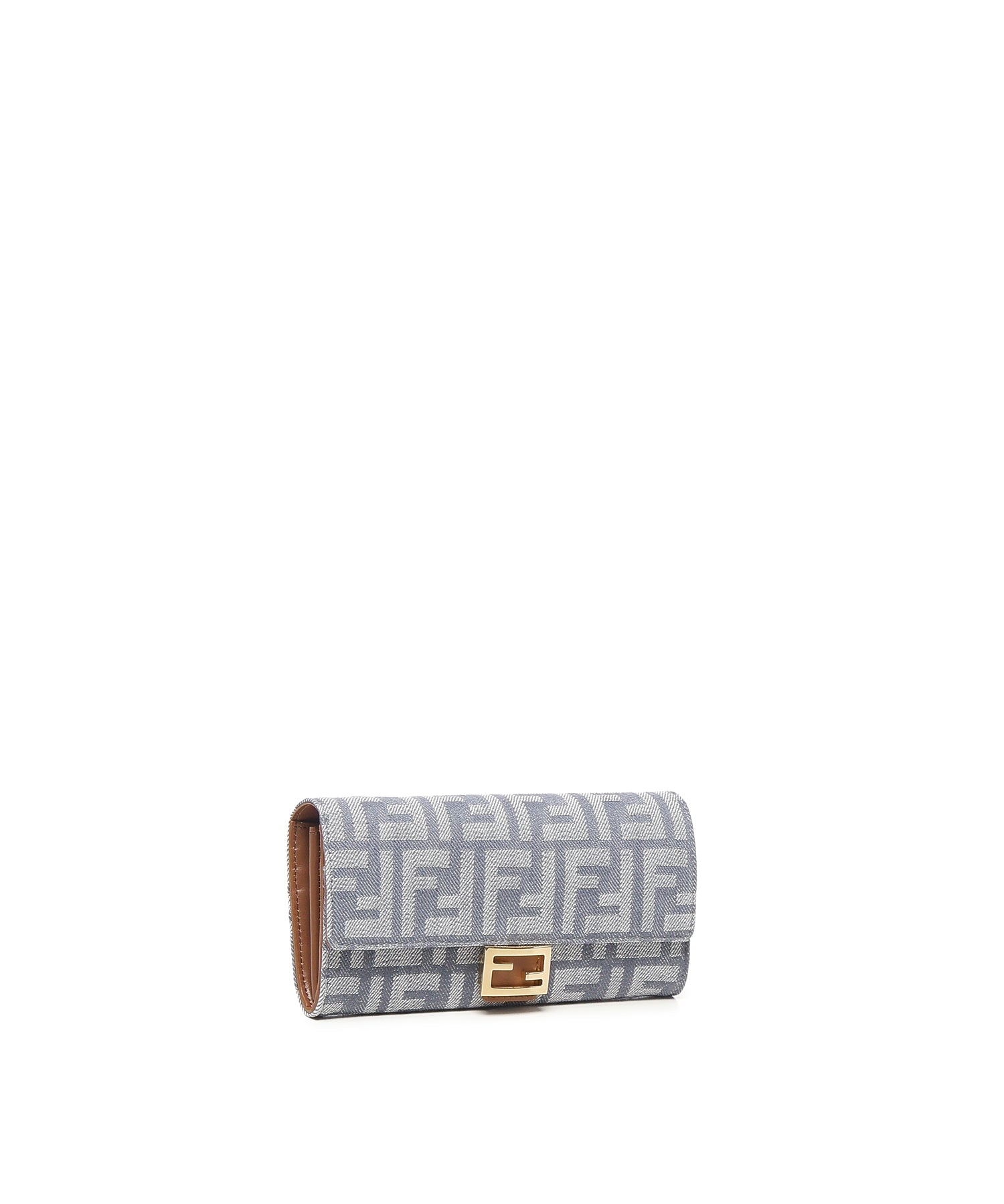 Portafoglio con catena jacquard FF 8M0365 AUT4F1SXQ FENDI 