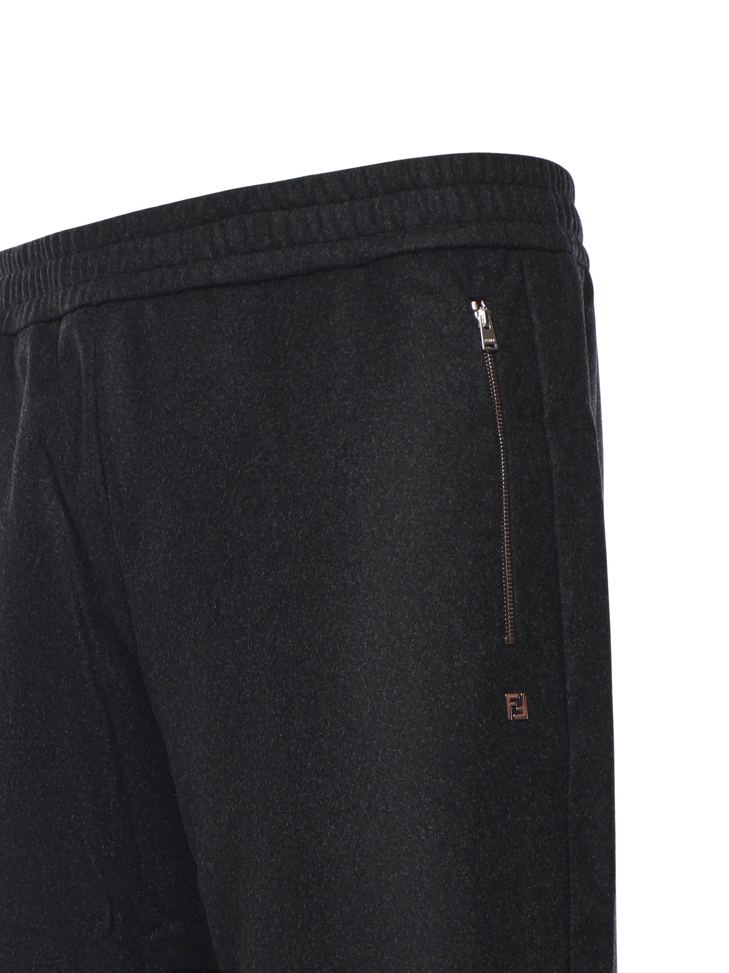 Pantaloni jogging in cashmere FAB935 AVINF0TY6 FENDI 