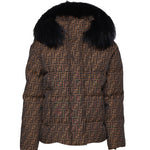Giacca da sci FF jacquard FAN152 AWYDF118W FENDI 