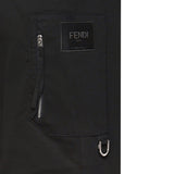 Pantaloni cargo con fondo elastico FB0960 AQMVF0QA1 FENDI 