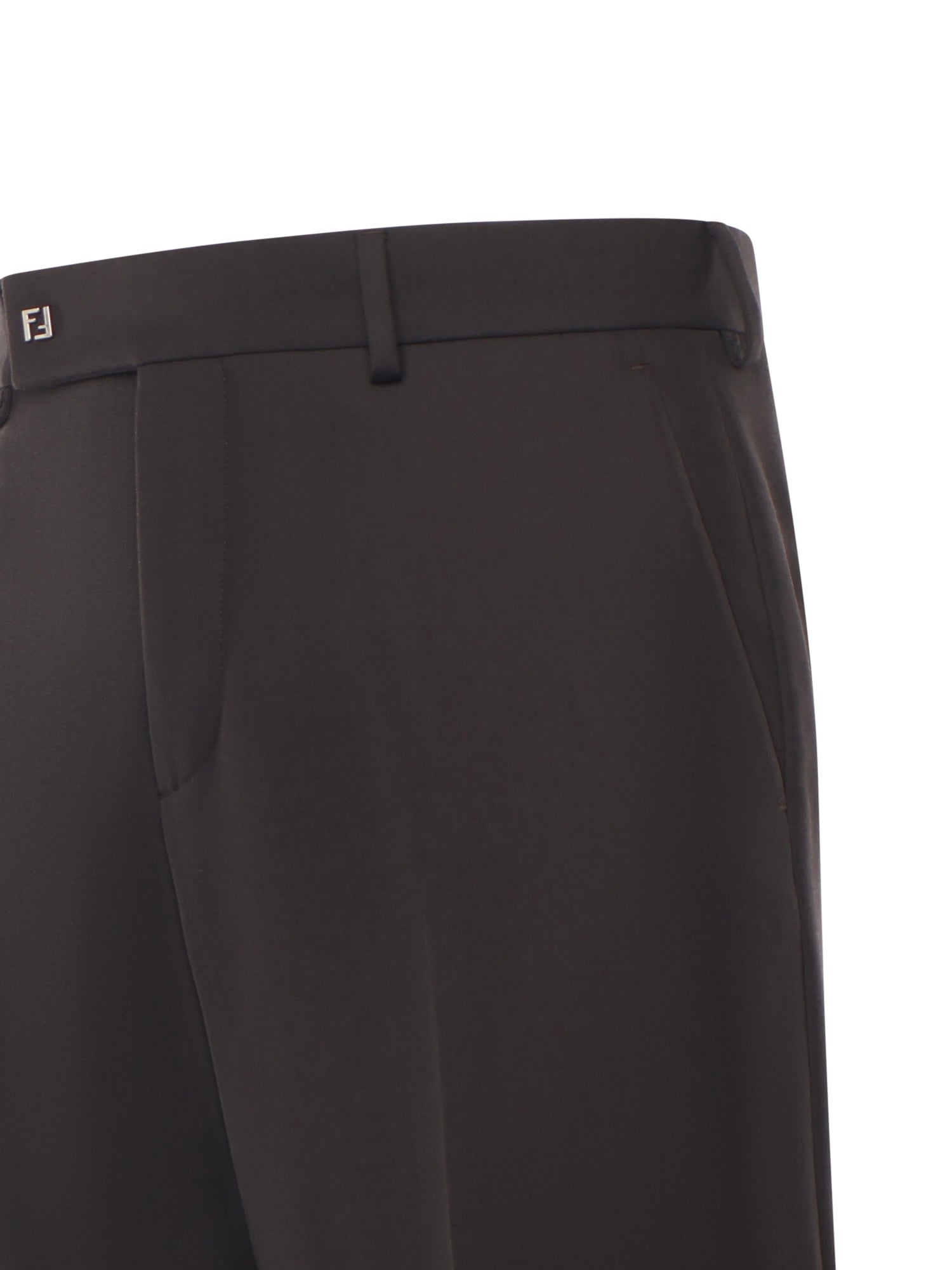 Pantaloni a sigaretta in lana FB1089 ASCBF0TY8 FENDI 