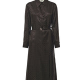 Abito chemisier in seta FF jacquard FDD443 AUQGF1T6H FENDI 