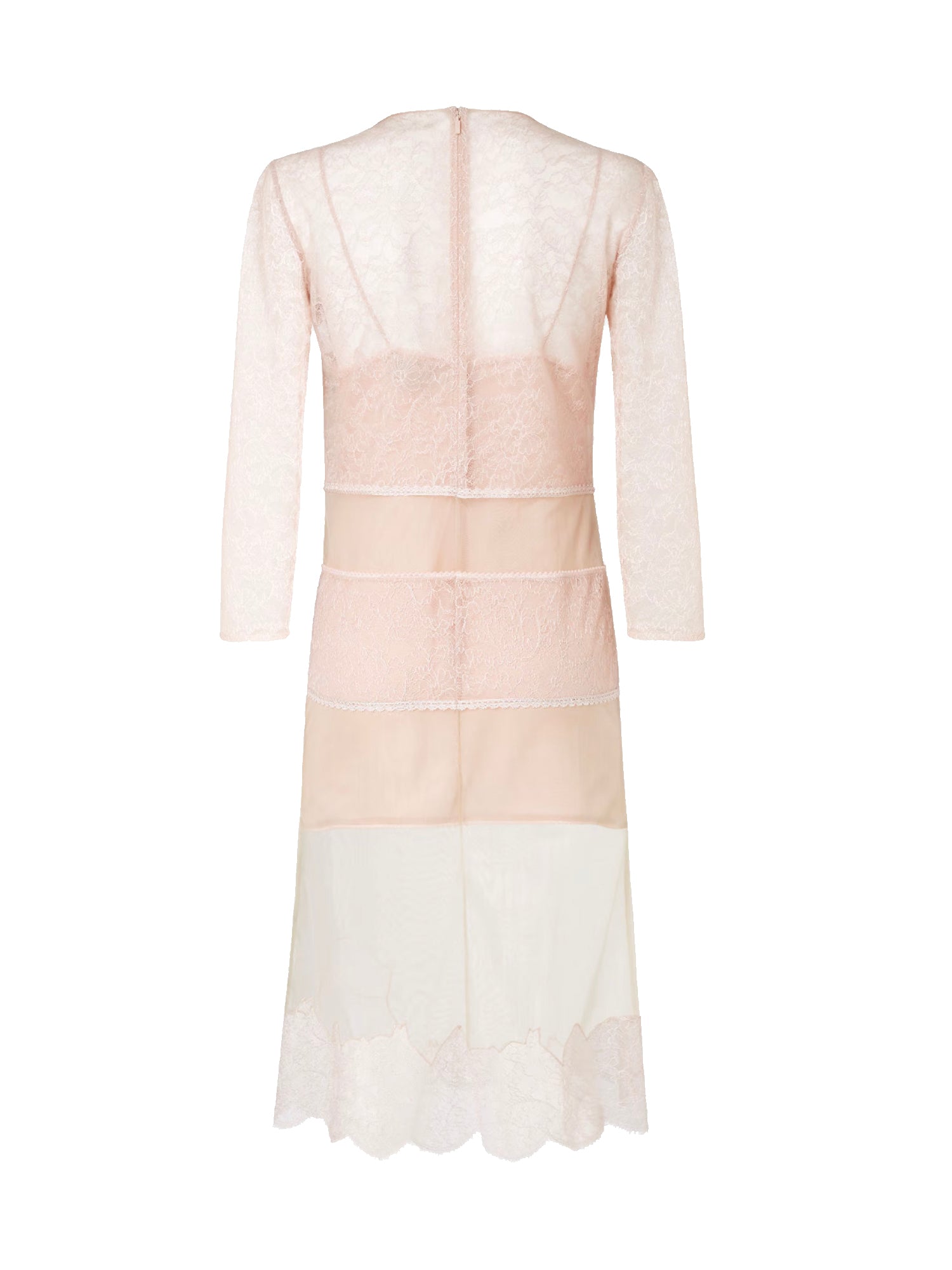 Abito midi in pizzo FDD444 AYNHF1M26 FENDI 
