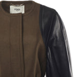 Cappotto midi in lana FF6150 AJ0KF1T6G FENDI 