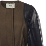Cappotto midi in lana FF6150 AJ0KF1T6G FENDI 