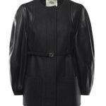 Giacca in lana e pelle<BR/><BR/> FJ7650 AJ0KF0TAZ FENDI 