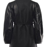 Giacca in lana e pelle<BR/><BR/> FJ7650 AJ0KF0TAZ FENDI 