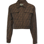 Giacca crop FF Jacquard FJ7818 A5W3F118W FENDI 