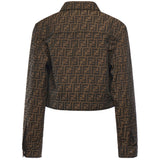 Giacca crop FF Jacquard FJ7818 A5W3F118W FENDI 